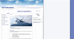 Desktop Screenshot of gmhelicopters.com