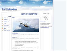 Tablet Screenshot of gmhelicopters.com